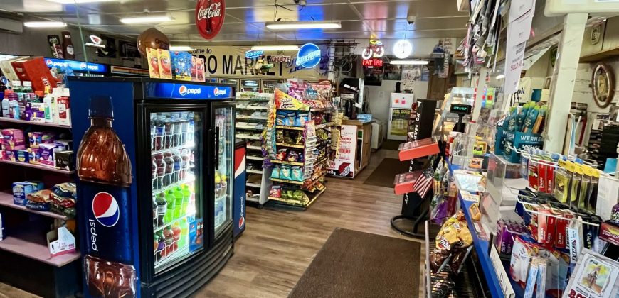 Established convenience store with recent updates & live/work opportunity.
