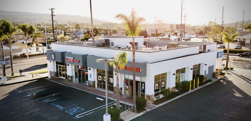 Starbucks Drive-Thru Anchored Center on Prominent Corner in Torrance, CA