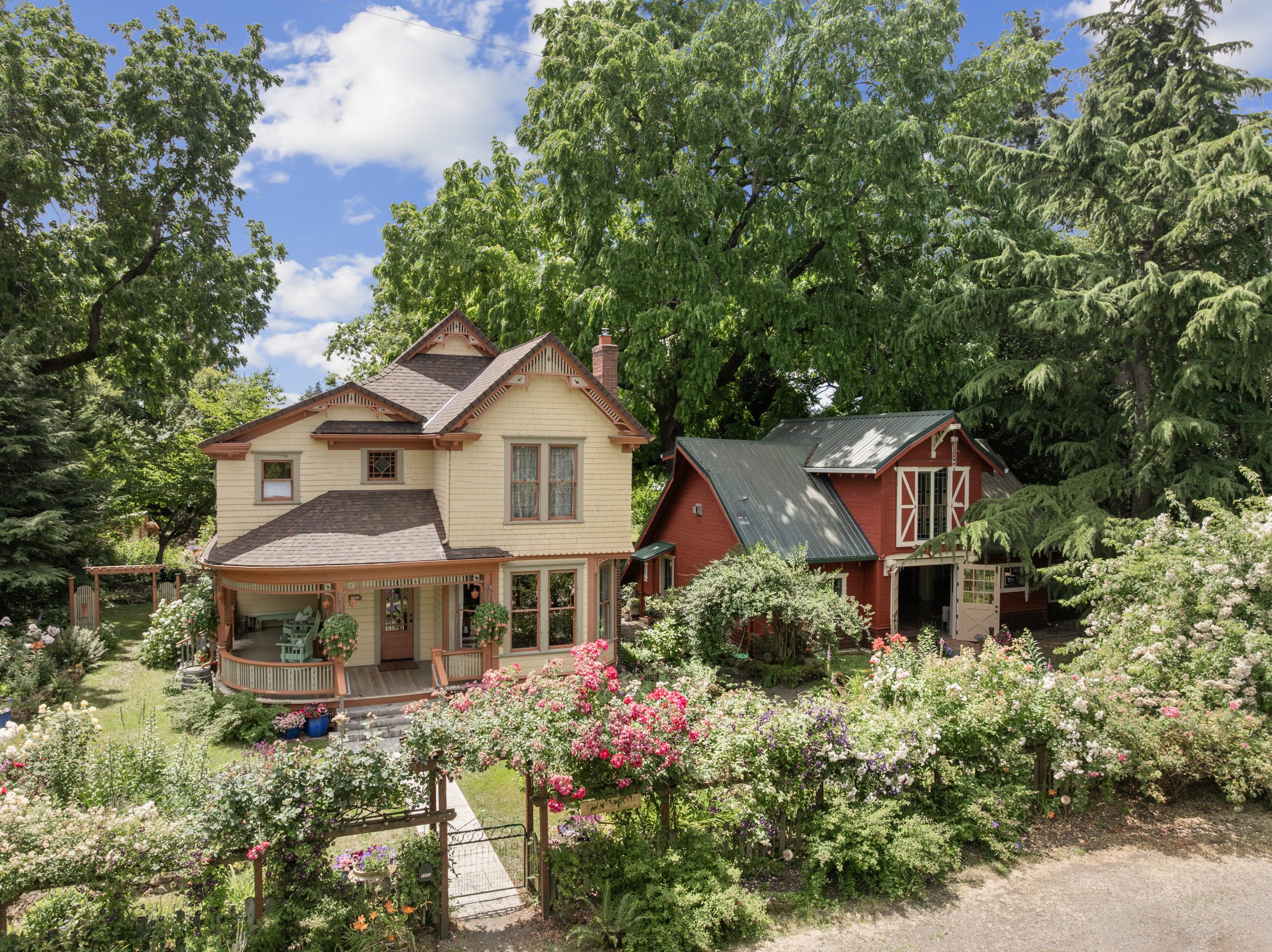 A Rare Victorian Farmhouse Compound in the Heart of Woodstock